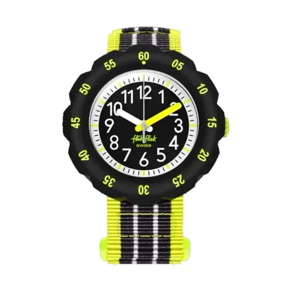Flik Flak Montre Flik Flak Collection Loop in Neon en Biosource Bicolore