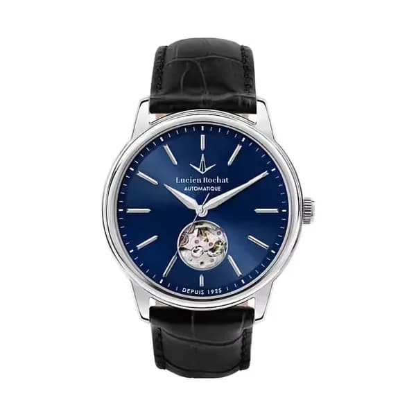 Lucien Rochat Montre Homme Lucien rochat Cuir véritable Noir R0421116012