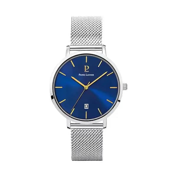 Pierre Lannier Montre Analogique Homme Pierre Lannier Acier Gris 258L168 - Cleor