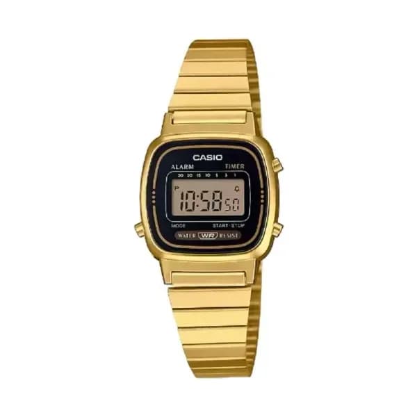 Casio Montre Femme CASIO en Acier Jaune Etanche