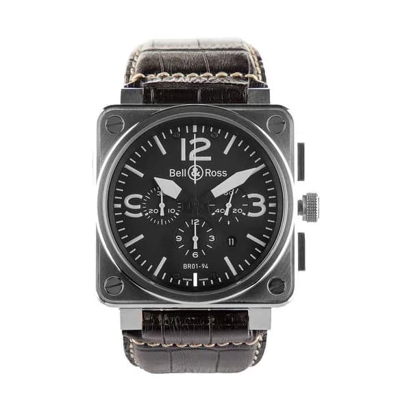 Bell & Ross Montre Bell &amp; Ross BR01-94 Steel Chronographe automatique 46 mm Full Set 2011