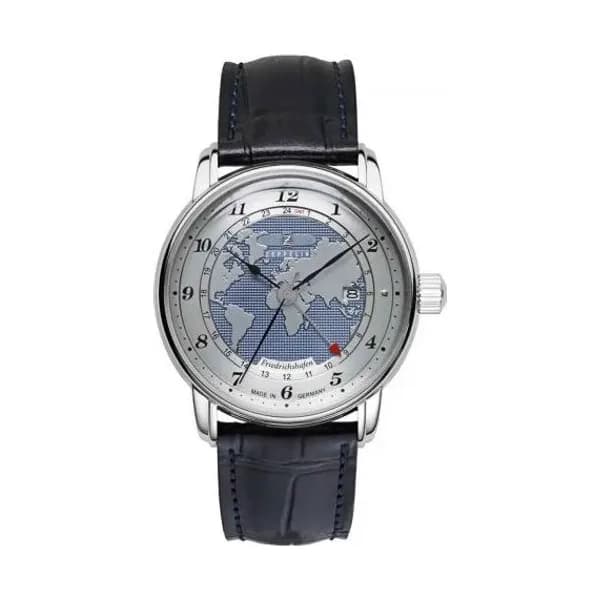 Zeppelin Montre Zeppelin Friedrichshafen Auto GMT Automatique Cadran Bleu - 85963
