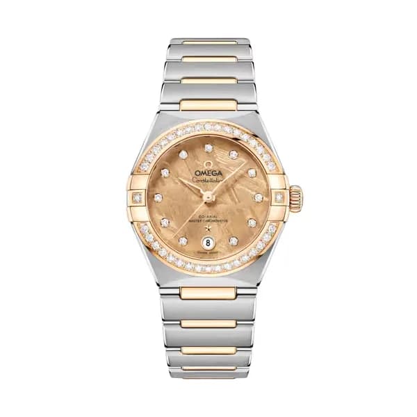 Omega Constellation 29 mm, acier - or jaune sur acier - or jaune