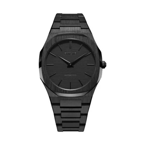 D1 Milano Montre D1 Milano Ultra Thin Quartz - 40 mm- Cadran Noir - UTBJSH