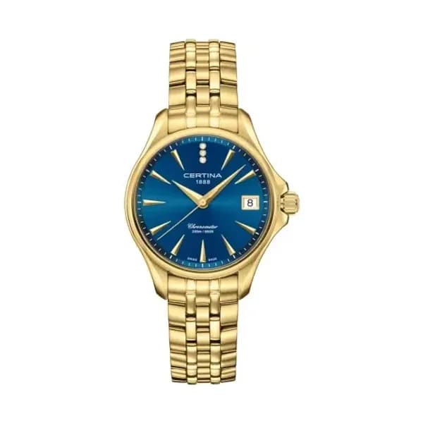 Certina Montre Certina DS Action Lady Diamonds Quartz Cadran Bleu