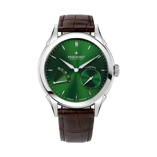 Pequignet Montre Pequignet Royale Origine Automatique Cadran Vert - 9010193-AM