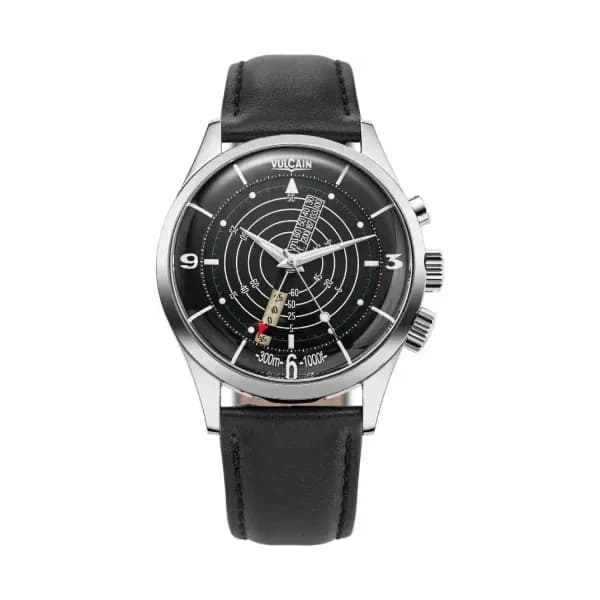 Vulcain Nautical Black White Luminova