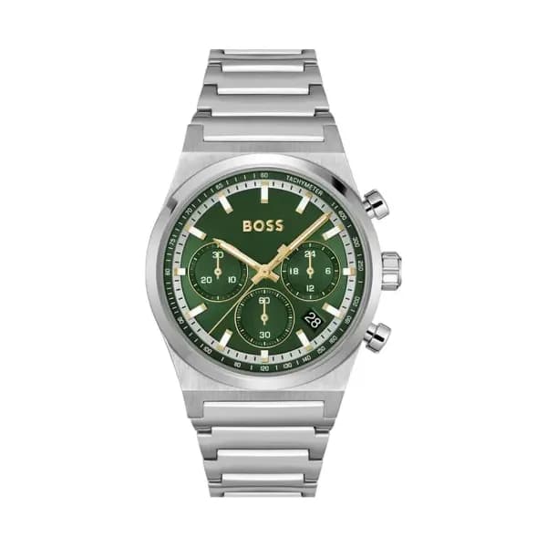 Hugo Boss Montre Boss Candor Chrono Vert