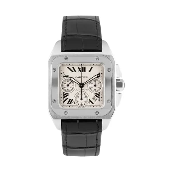 Cartier Montre Cartier Santos 100 XL chronographe automatique 40 x 40 mm Full Set 2007