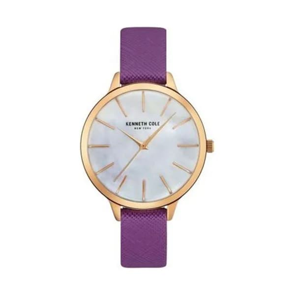 Kenneth Cole Montre Kenneth Cole Collection Madison en Cuir Violet