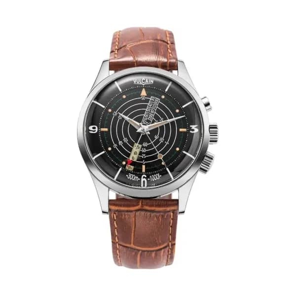 Vulcain Nautical Black Beige Patina