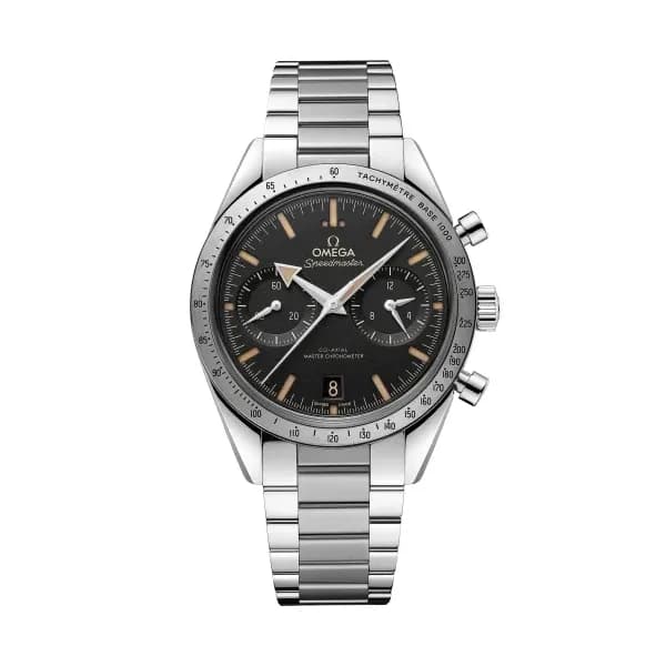 Omega Speedmaster 40,5 mm, acier sur acier