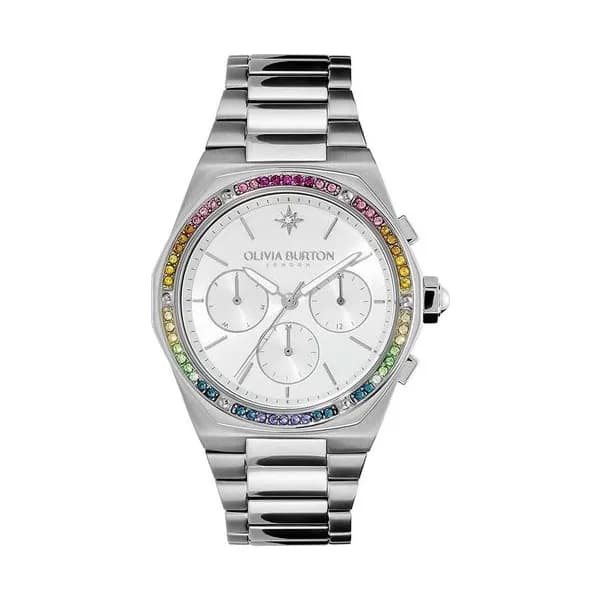 Olivia Burton Montre Olivia Burton Hexa Multifonction Argenté