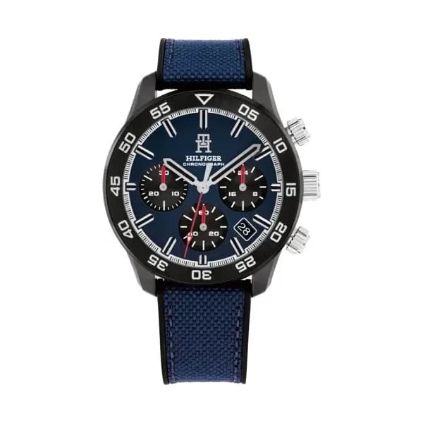 Tommy Hilfiger Montre quartz Homme TH85 Bleu