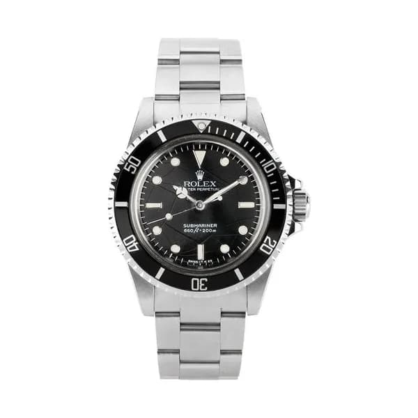 Rolex Montre Rolex Submariner 5513 "Glossy Dial" automatique 40 mm circa 1986 avec Watch Certificate