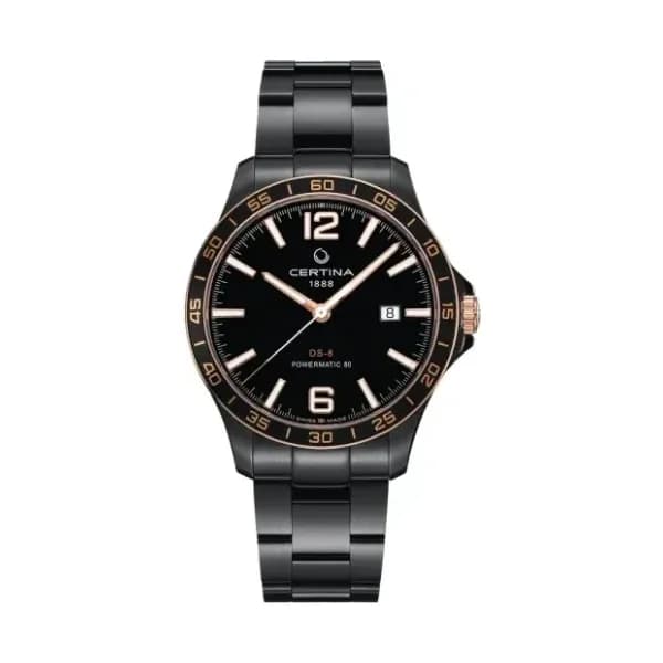 Certina Montre Certina DS-8 Powermatic 80 40.5mm Automatique Cadran Noir