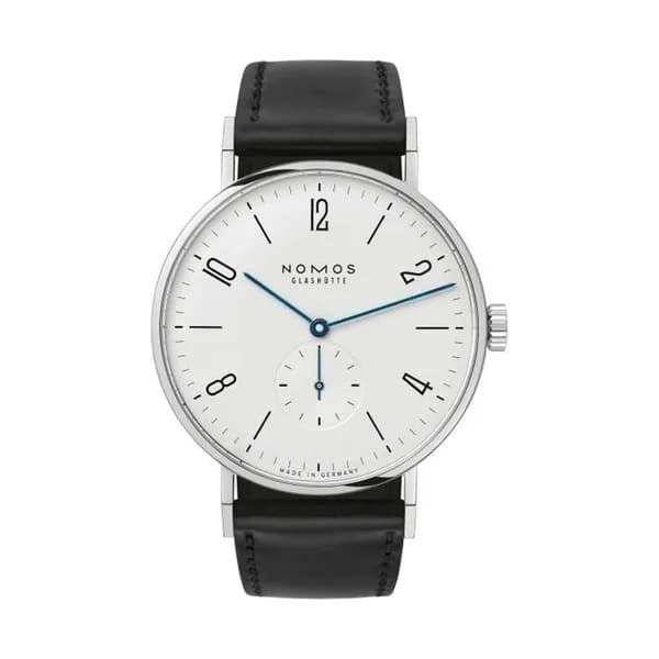 Nomos Montre NOMOS Tangente 38 mécanique bracelet cuir noir 37,5 mm