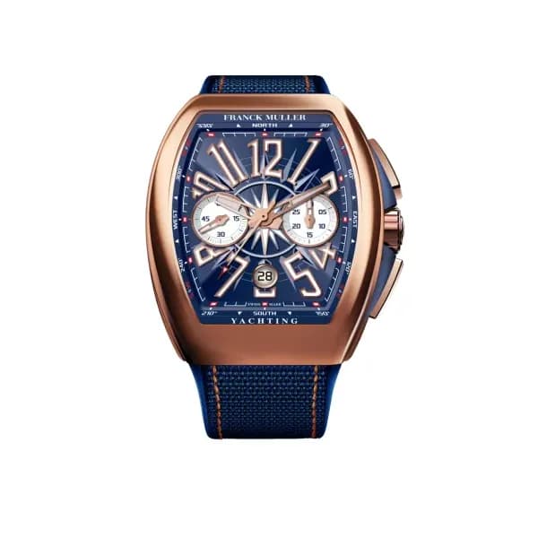 Franck Muller Montre automatique Homme Vanguard Bleu