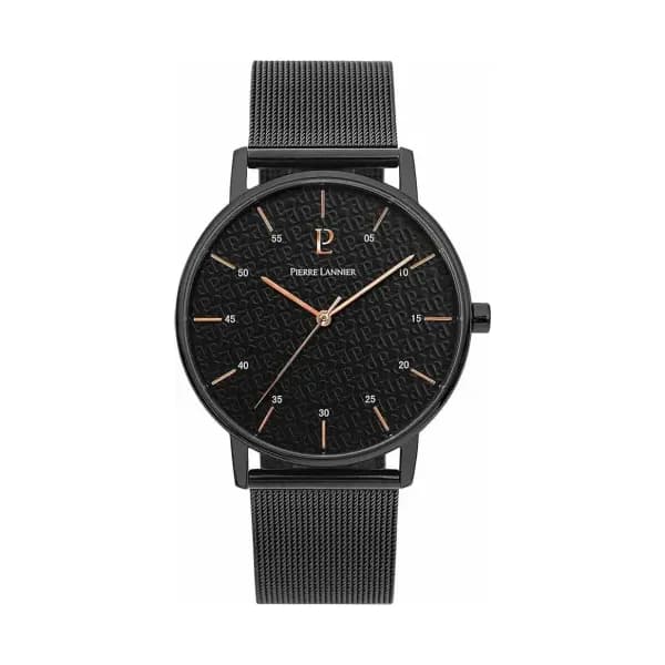 Pierre Lannier Montre Analogique Homme Pierre Lannier Acier Noir 203F438