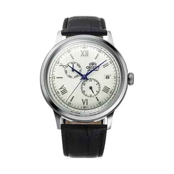 Orient Montre Orient Classic Multi-Dial Automatique Cadran Blanc Bracelet Cuir - RA-AK0701S
