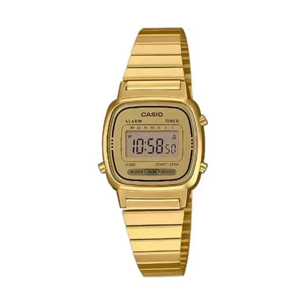Casio Montre Casio Vintage - Mini Collection - Or & Noir - LA670WEGA-1
