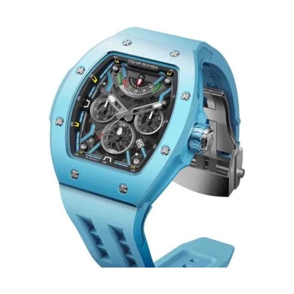 Tsar Bomba Montre Tsar Bomba - Atomic - Céramique - Bleu - TB8222C-02