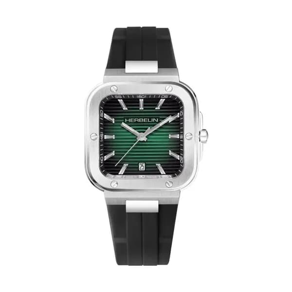 Michel Herbelin Montre Herbelin Cap Camarat Square Homme Quartz Plongée - 12246A16CA