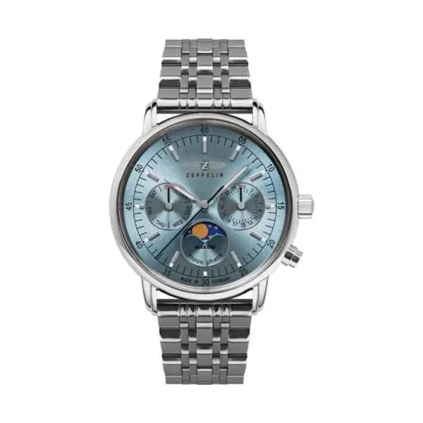 Zeppelin Montre Zeppelin LZ 14 Marine Ladies Quartz Cadran Bleu Clair - 8637M3