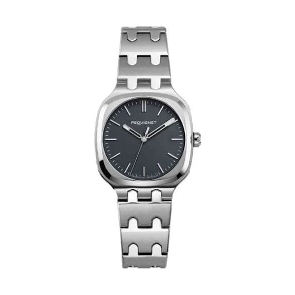 Pequignet Montre Pequignet Manufacture Concorde 30 mm Quartz Cadran Gris anthracite - 9042443