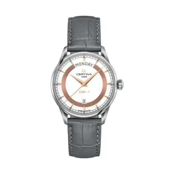 Certina Montre Certina DS-1 Day Date Automatique Cadran Blanc