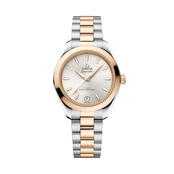 Omega Seamaster 30 mm, acier - or Moonshine™ sur acier - or Moonshine™