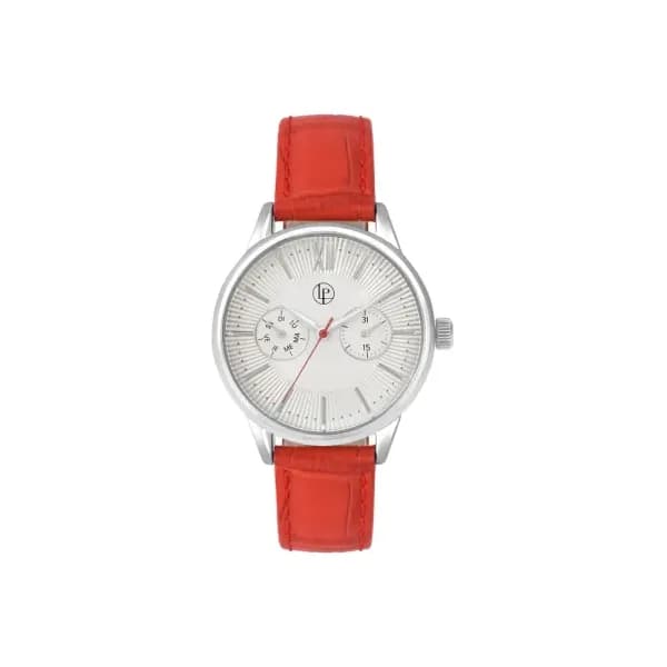 Louis Pion Montre quartz Femme Augustine Argenté, Blanc
