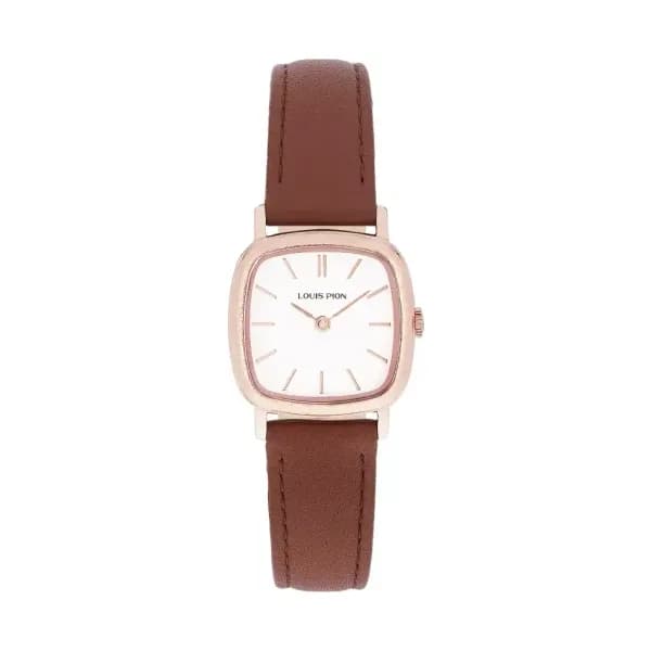 Louis Pion Montre quartz Femme Rose Blanc