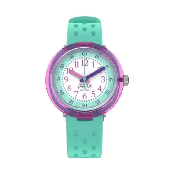 Flik Flak Montre Flik Flak Collection Fizz in Mint en Biosource Vert