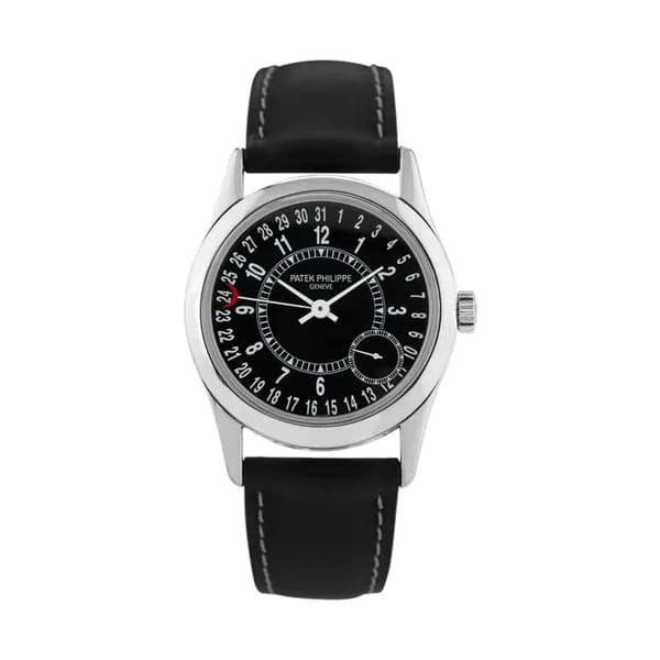 Patek Philippe Montre Patek Philippe Calatrava 6000G-001 Or Blanc automatique 37 mm