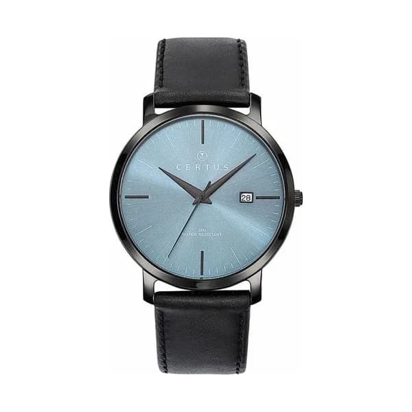 Certus Montre Certus en Cuir Noir