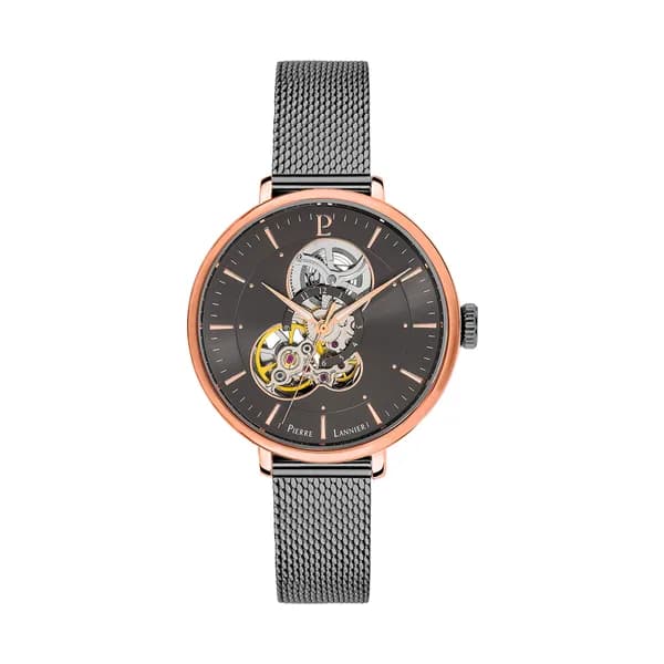 Pierre Lannier Montre Automatique Pierre Lannier Collection Melodie en Acier Gris