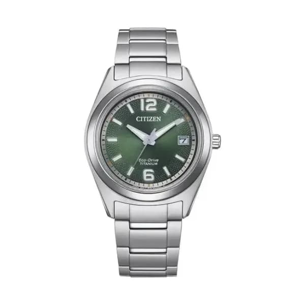 Citizen Montre Citizen Super Titanium Pair Ladies Cadran Vert
