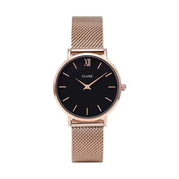 Cluse Montre quartz Femme Minuit Noir