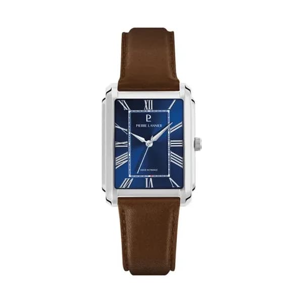 Pierre Lannier Montre Pierre Lannier Collection Empire en Cuir Marron