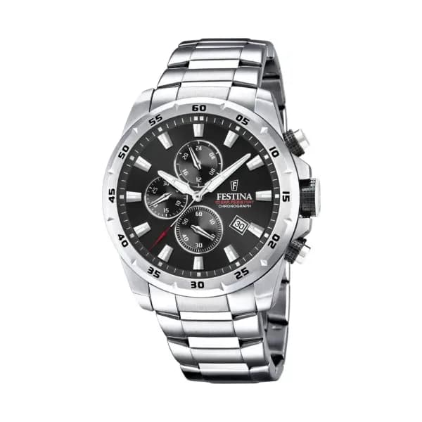 Festina Montre Chrono Sport acier gris et vert foncé F20463/3