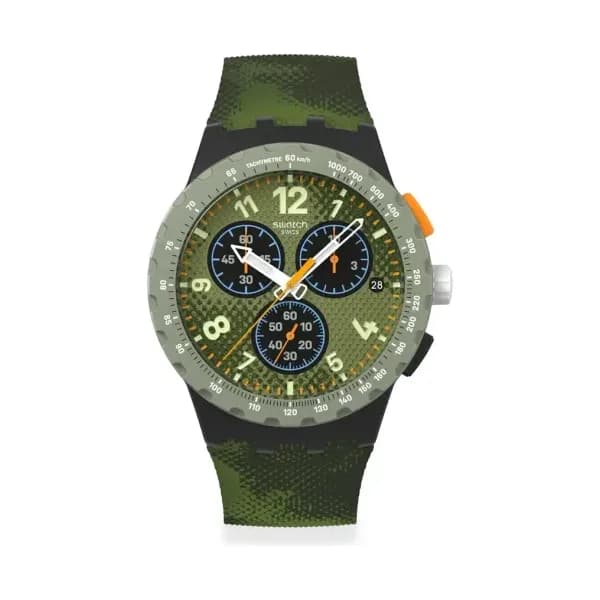 Swatch Montre quartz Homme Essentials Vert