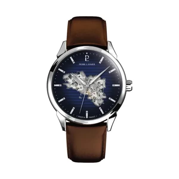 Pierre Lannier Montre Pierre Lannier Monarck Bleu