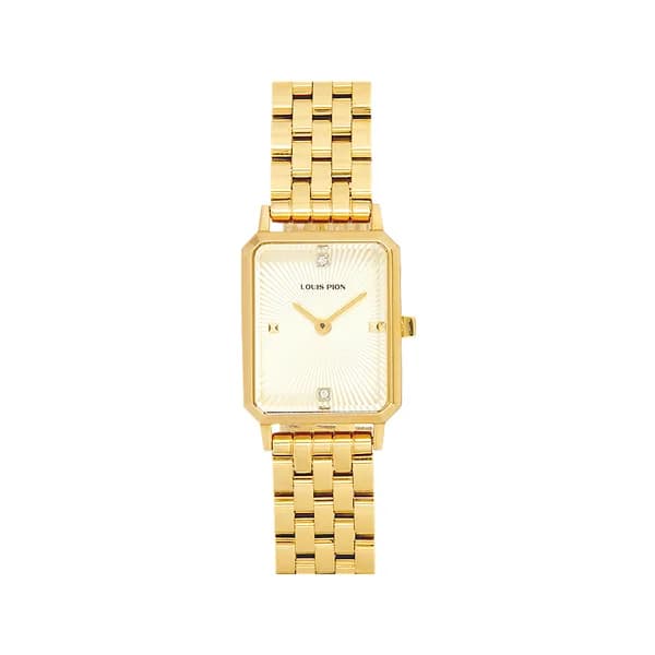 Louis Pion Montre quartz Femme Charlotte Champagne