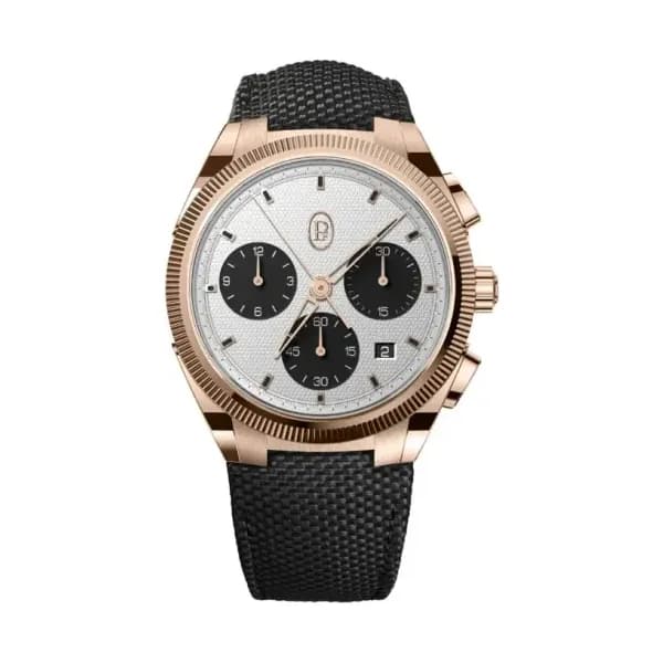 Parmigiani Fleurier Tonda Pf Sport Chronograph Rose Gold Silver Black Cosc
