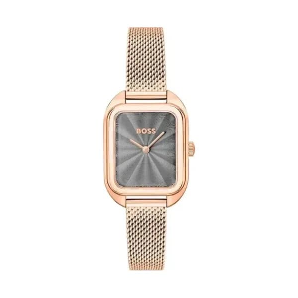 Hugo Boss Montre Boss Collection Business en Acier et PVD Doré Rose