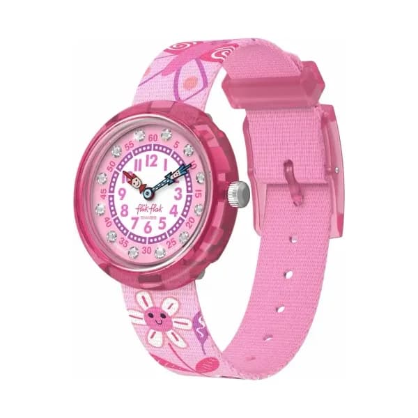 Flik Flak Montre quartz Fille Let's get artsy Rose, Blanc
