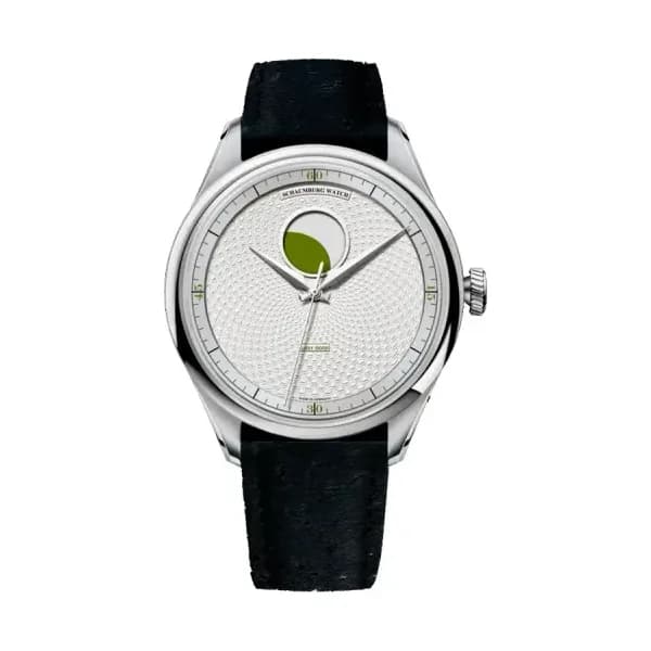 Schaumburg Watch Montre the yellowgreen Lucky Moon