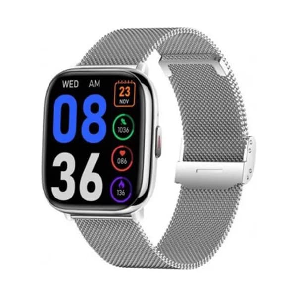 Smarty Montre Connectée Smarty Collection Overtake en Acier Argenté