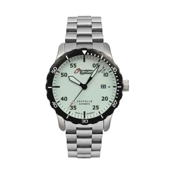 Zeppelin Montre Zeppelin Eurofighter Automatique Cadran Blanc cassé - 7268M5